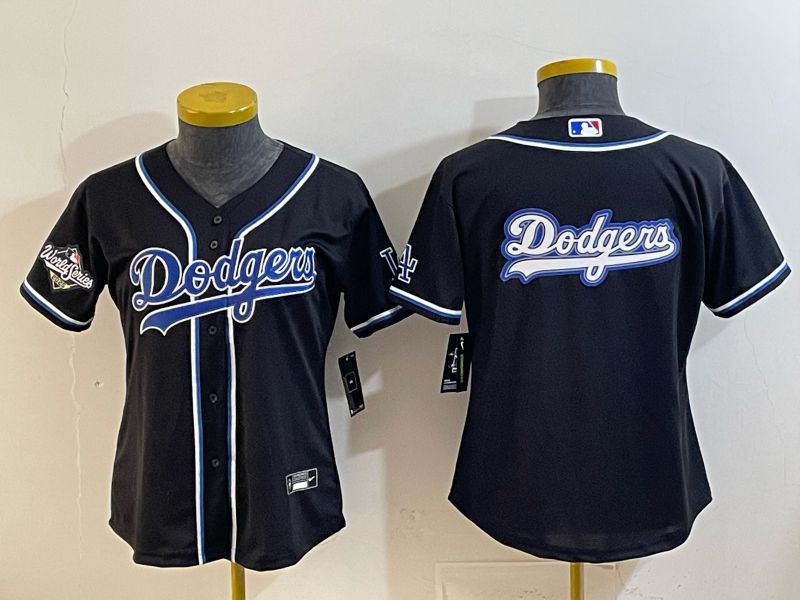 Youth 2026 Los Angeles Dodgers Blank Black Game Nike MLB Jersey style 0013